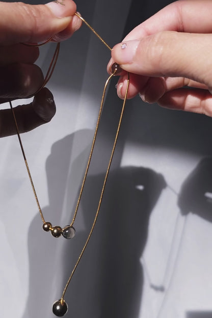 KAGE gold / multiway necklace