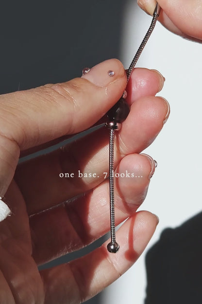 KAGE silver / long drop