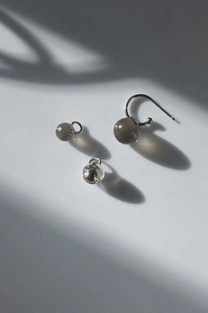 KAGE silver / multiway hoop