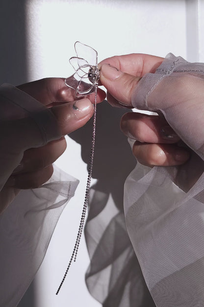 MEIKA - silver / multiway chain drop