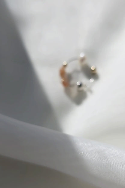 KOORI - orange / multiway ring & ear cuff