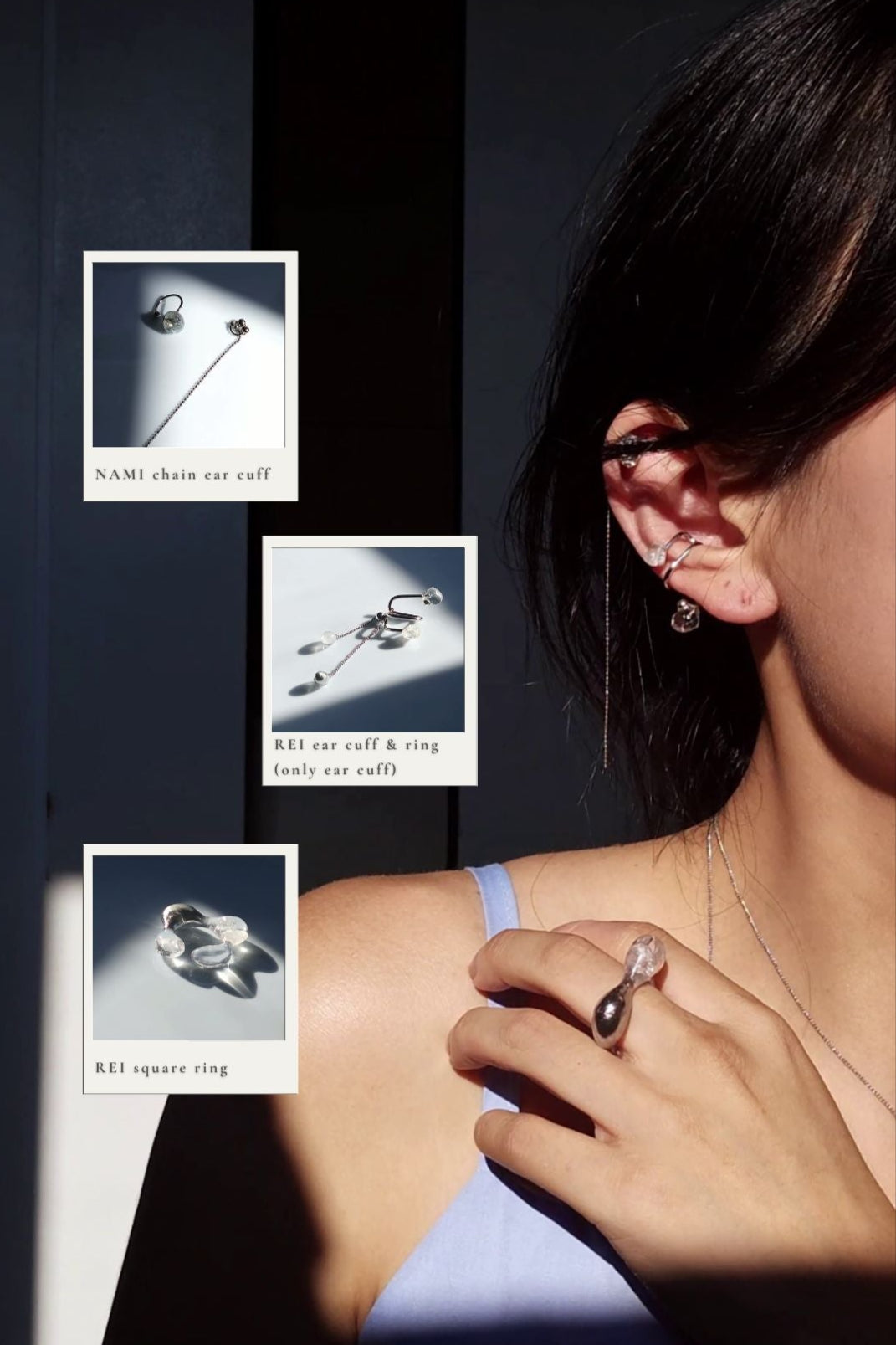 NAMI / multiway chain ear cuff