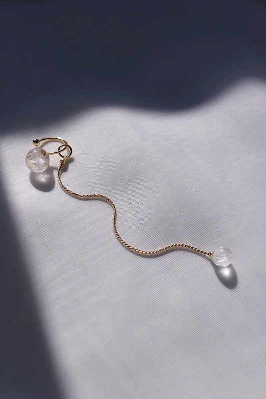 REI gold / multiway chain ear cuff