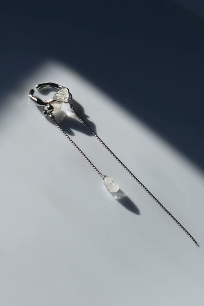 REI silver / multiway chain ear cuff