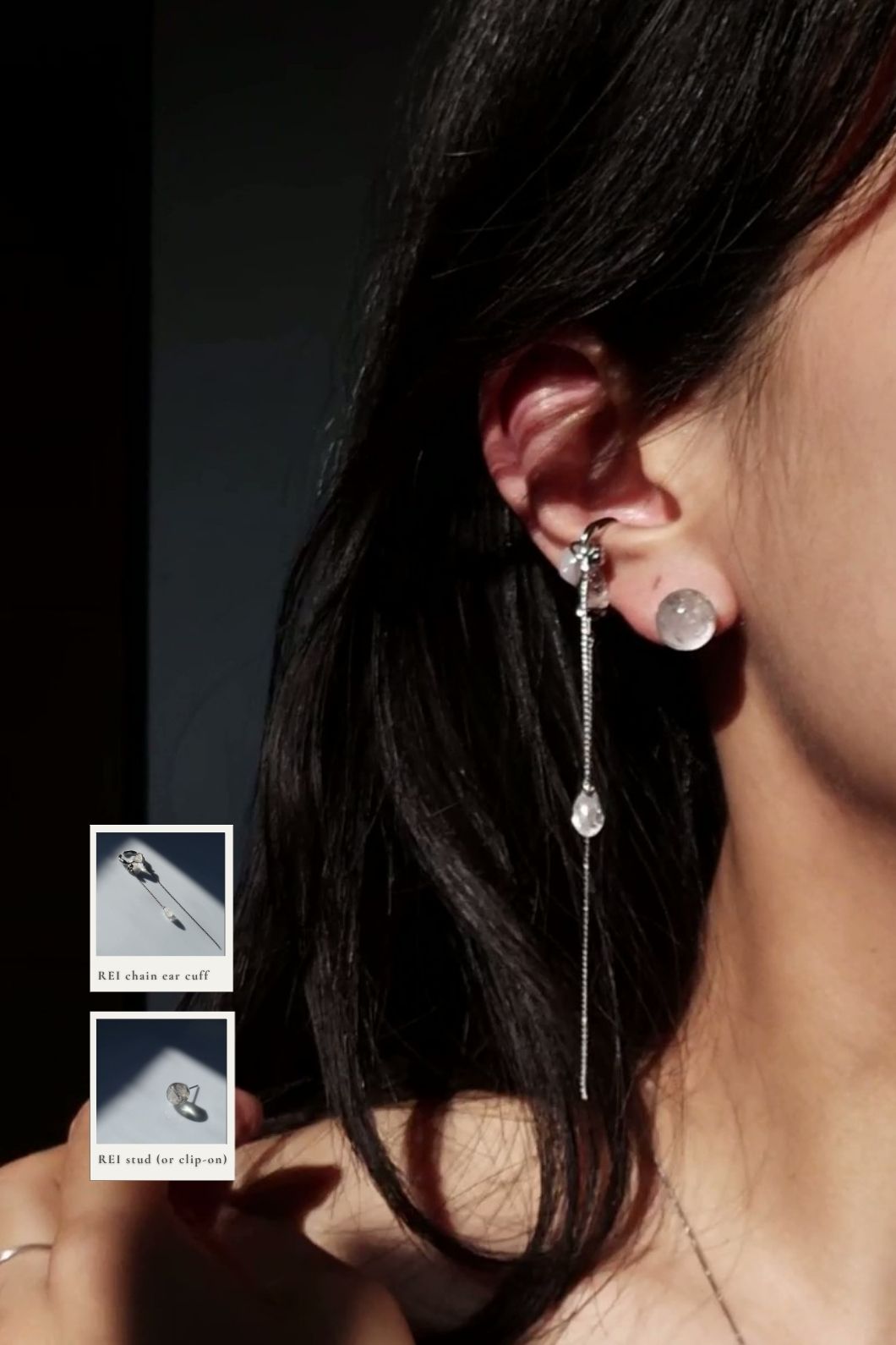 REI silver / stud (10mm)