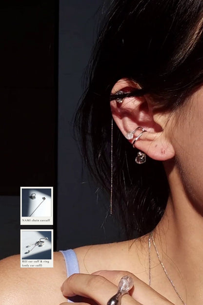 NAMI / chain ear cuff