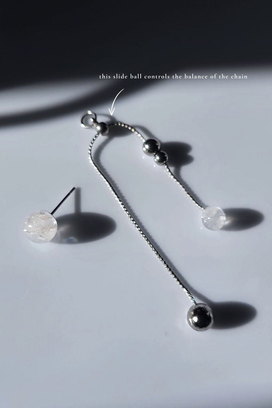 REI silver / arch drop