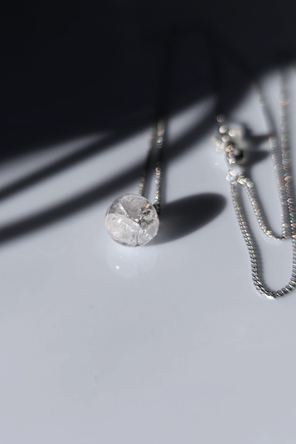 REI silver / multiway orb necklace