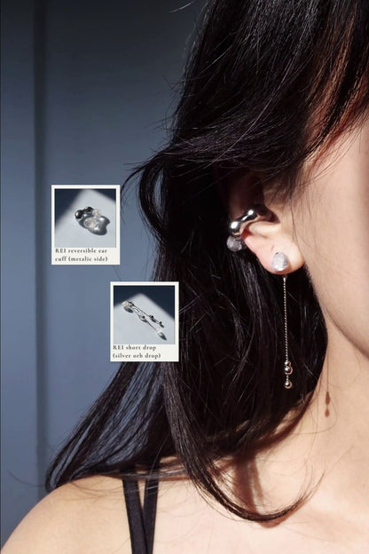 REI silver / multiway short drop