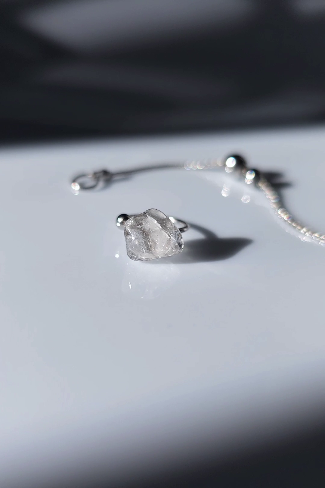 REI silver / multiway chain ear cuff