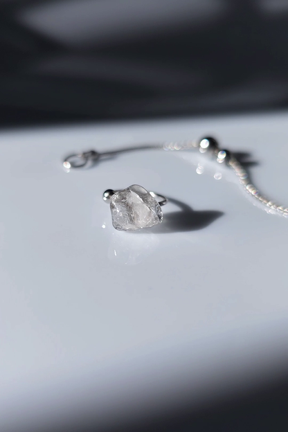 REI silver / multiway chain ear cuff