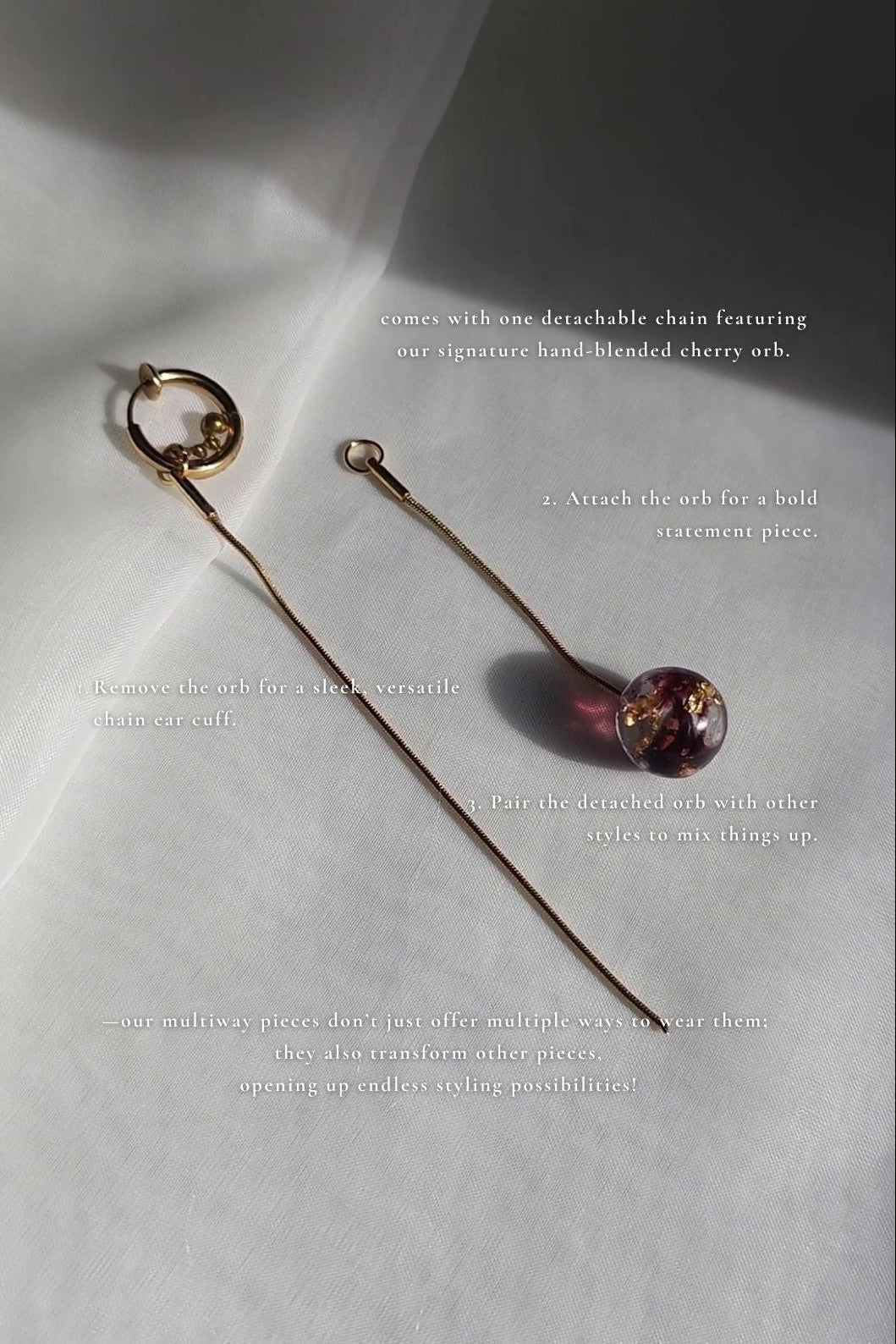 SAKURAMBO / chain ear cuff