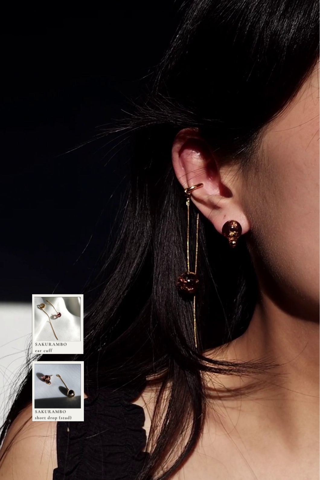 SAKURAMBO / chain ear cuff