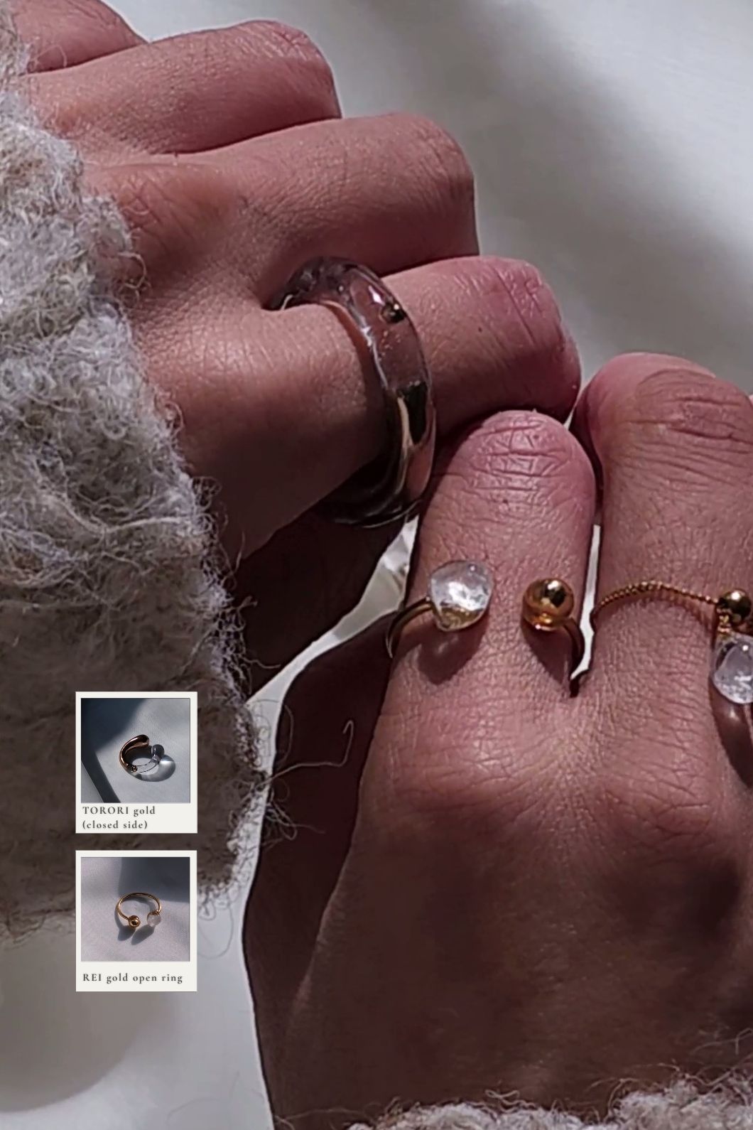 REI gold / open ring