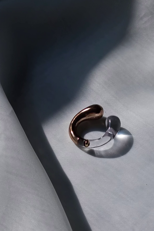 TORORI- gold / multiway ring & ear cuff