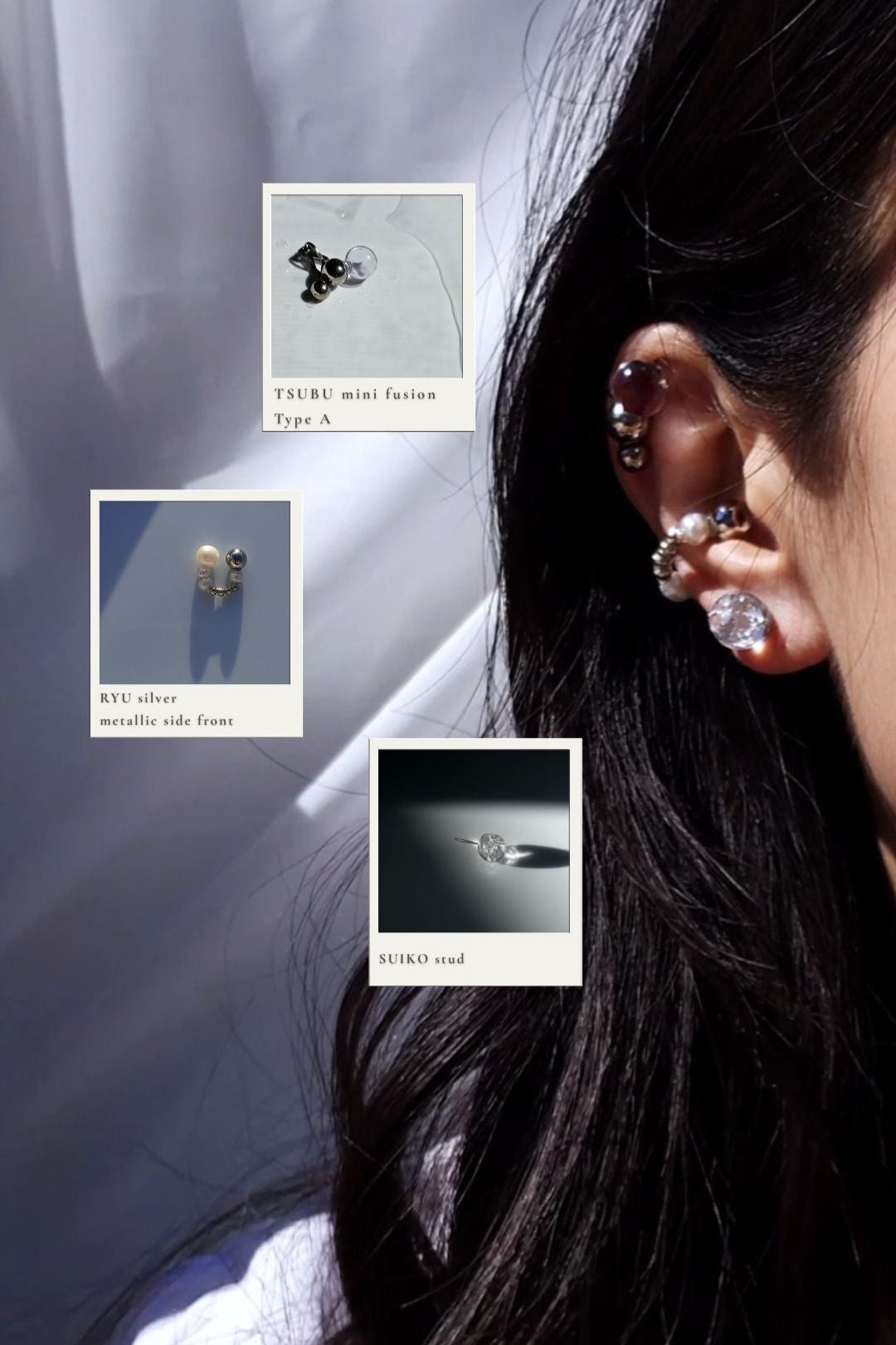 TSUBU mini fusion / ear climber