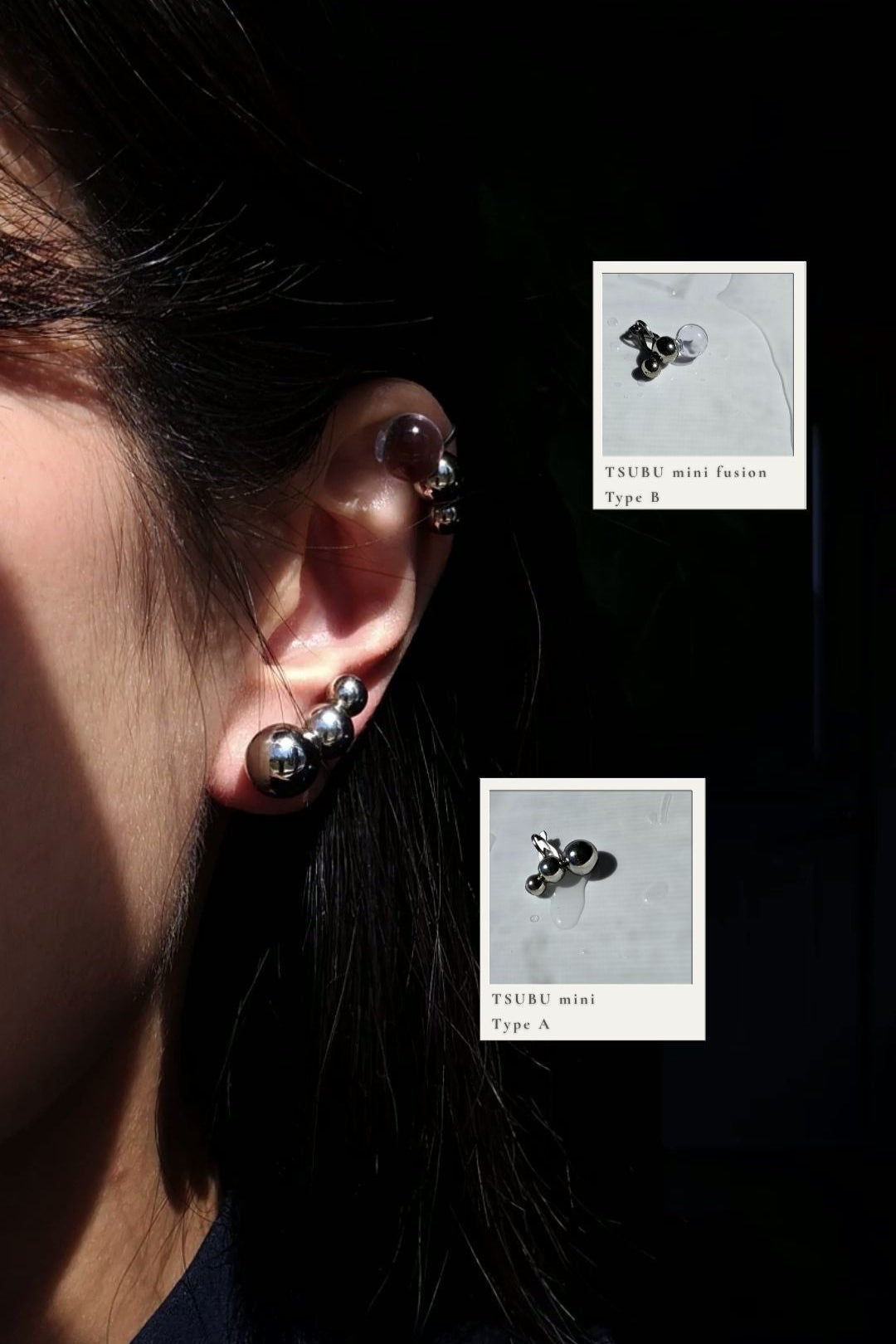 TSUBU mini fusion / ear climber