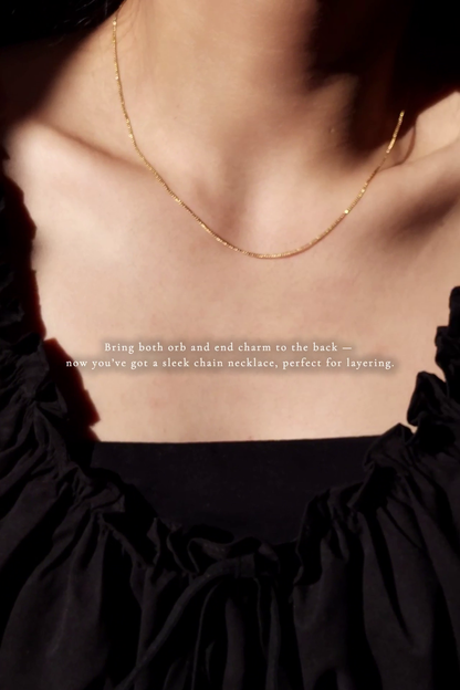 REI gold / multiway necklace
