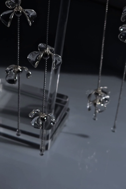 MEIKA - silver / multiway long drop
