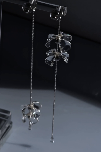 MEIKA - silver / multiway long drop