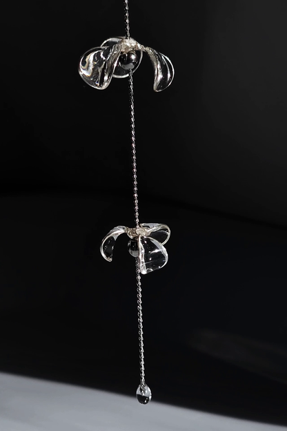 MEIKA - silver / multiway long drop