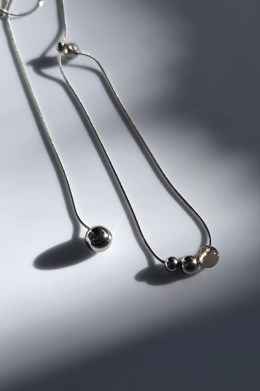 KAGE silver / multiway necklace