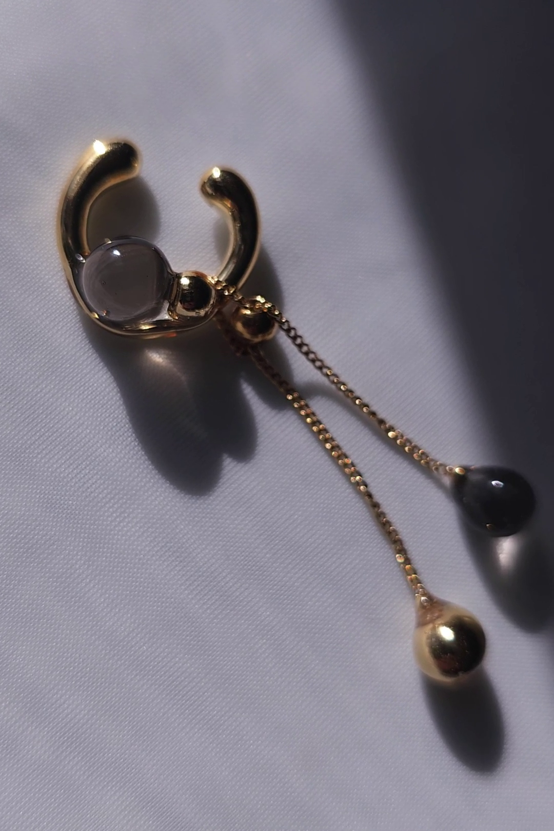 KAGE gold / multiway ear cuff & ring