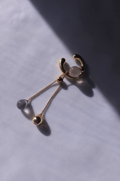 KAGE gold / multiway ear cuff & ring