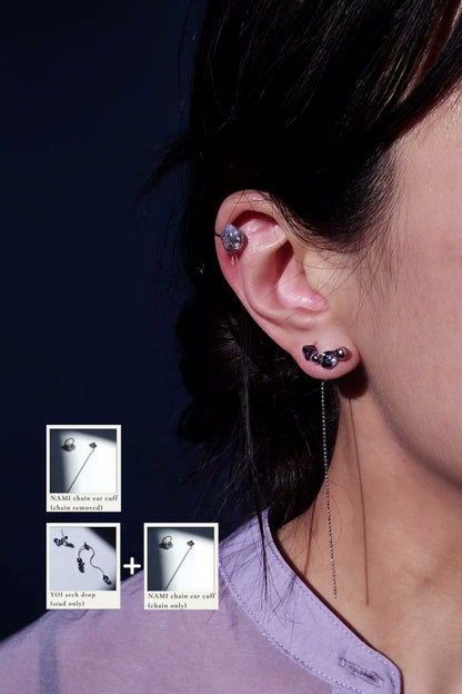 NAMI / chain ear cuff